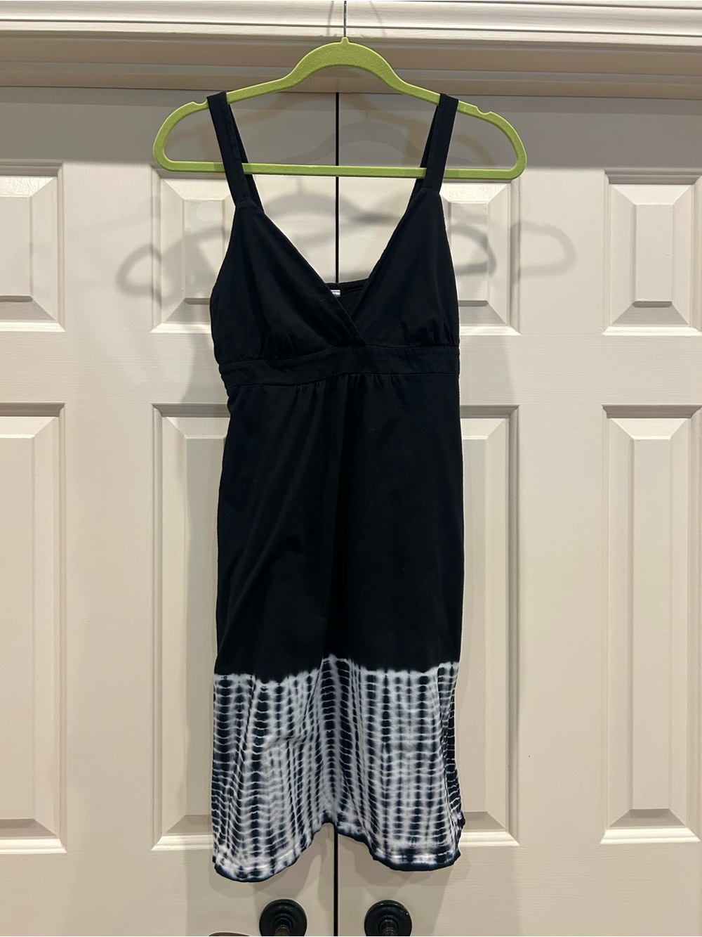 Prana Sz Sm Black Tie-Dye Hem Sundress